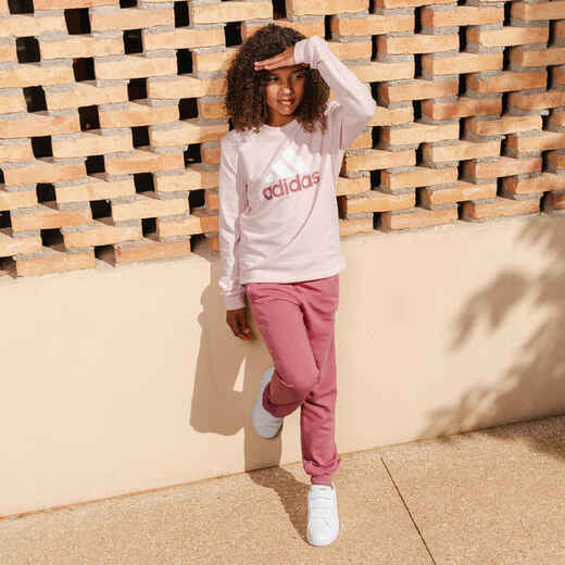 
      Girls' Tracksuit - Pink Logo
  